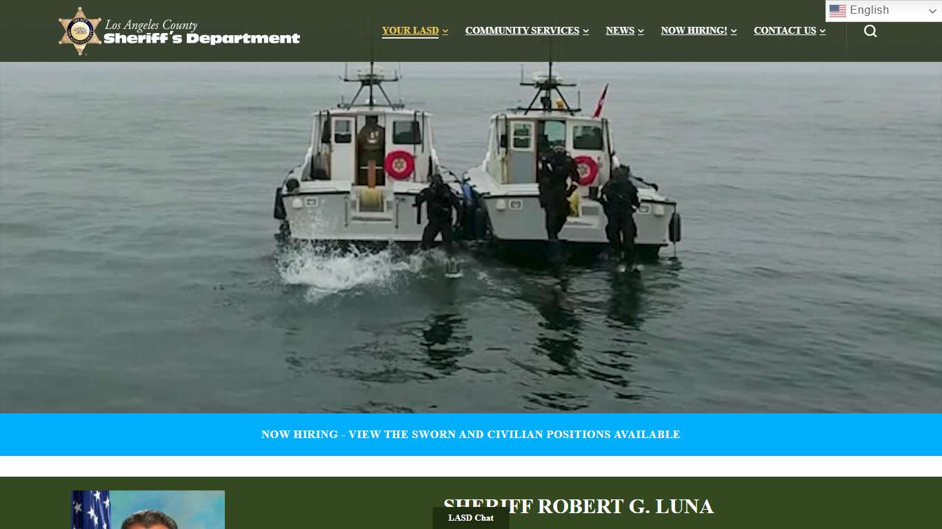 A Tradition of Service | Los Angeles County Sheriff’s Department